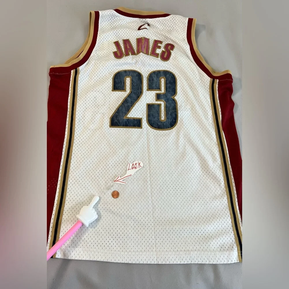 VTG Nike NBA Swingman‎ Mens Cleveland Cavaliers LeBron James Jersey Sz Medium